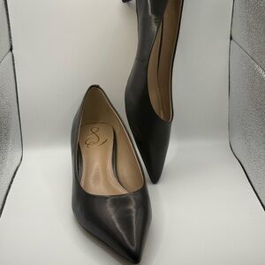 Sam Edelman Classic Black Leather Heels